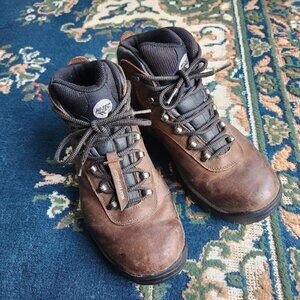 Hi-Tec Mens Altitude II Waterproof Hiking Mid Top Brown Boots Size 11 Waterproof